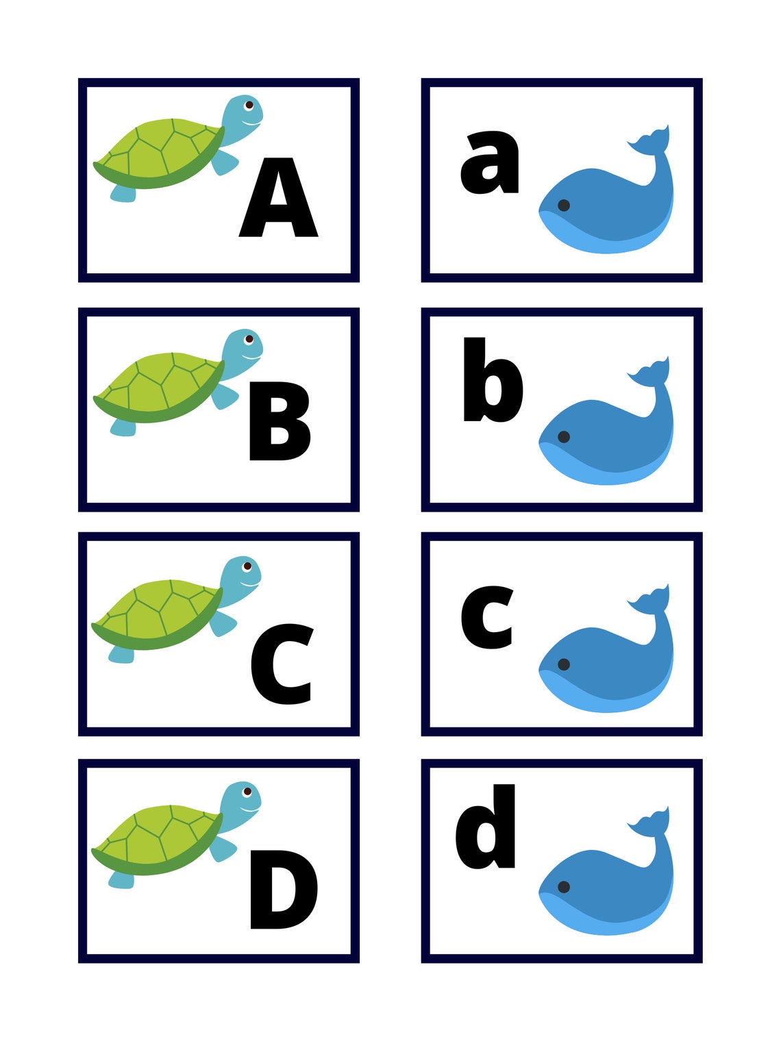 Alphabet Letters / Printable Alphabet Game / Preschool - Etsy