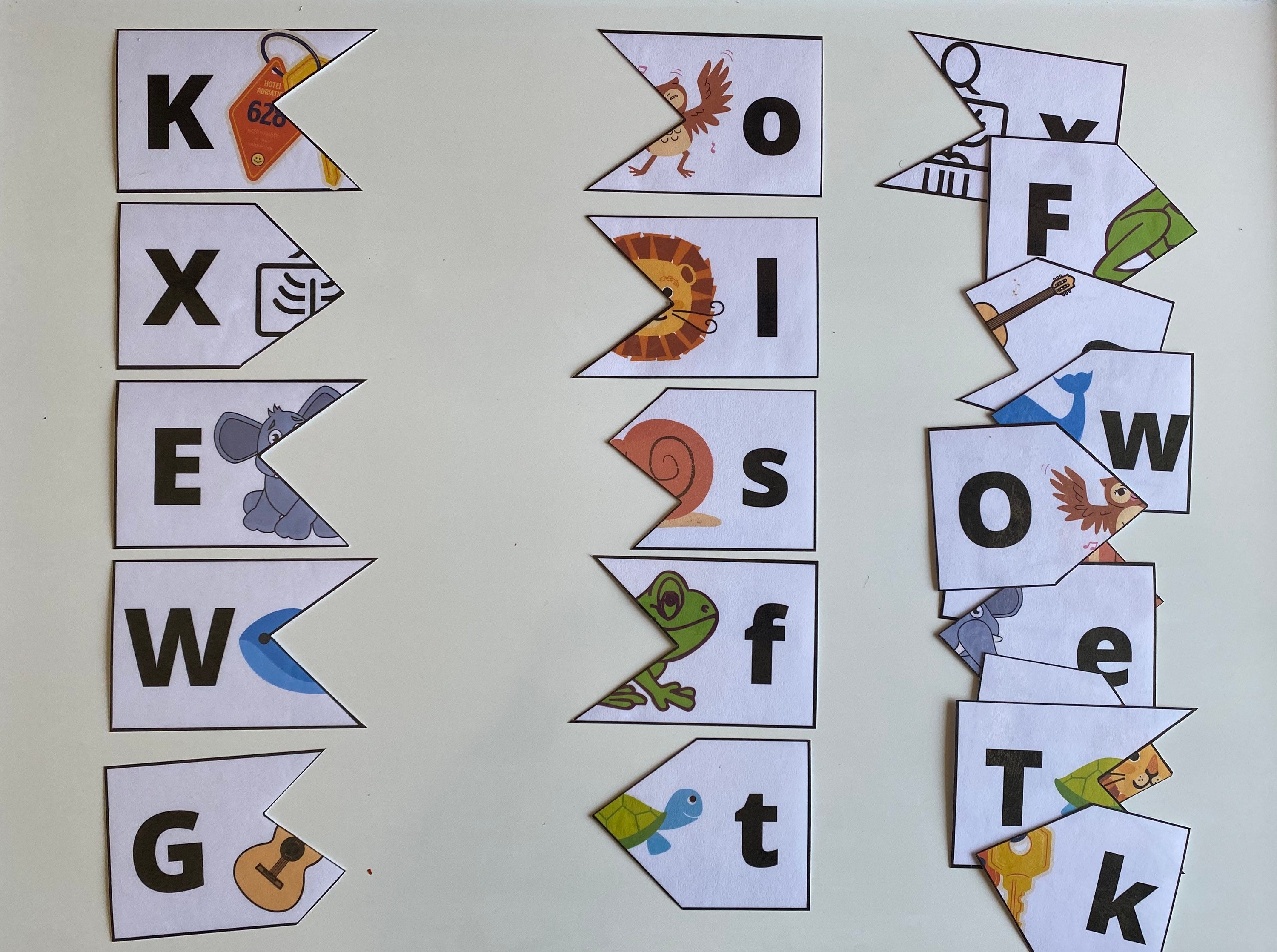 Alphabet Letters / Printable Alphabet Game / Preschool Curriculum ...
