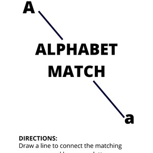 Alphabet Letters / Printable Alphabet Game / Preschool Curriculum / Preschool Printable / Preschool Homeschool / Learning Binder / Busy Book