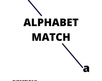 Litery alfabetu / Gra alfabetyczna do druku / Program nauczania dla przedszkolaków / Do druku dla przedszkolaków / Edukacja domowa dla przedszkolaków / Binder edukacyjny / Książka z zadaniami