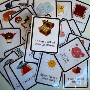 Affirmationskarten für Kinder / Positives Selbstwertgefühl / Sozio-emotive Stimmung / Geschenk für Kinder