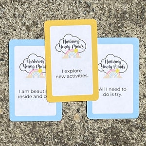 Tarjetas de afirmación para niños/autoestima positiva/actividad socioemocional/relleno de calcetín