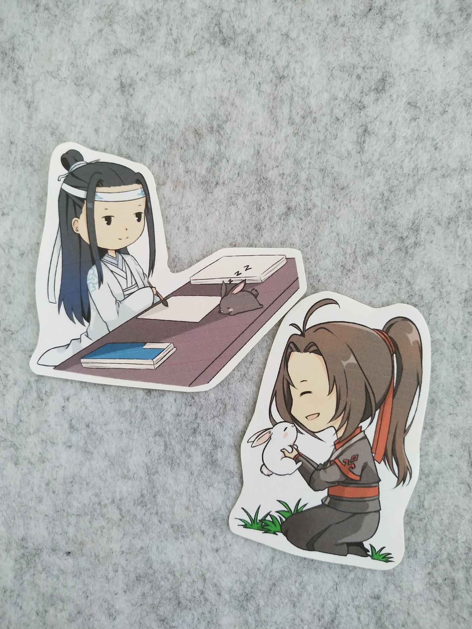 Set of 10: MDZS Matte Stickers - Etsy