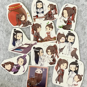 Zestaw 10: Naklejki błyszczące MDZS