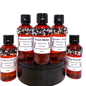 Travel Size Scented Body Oils 2 oz