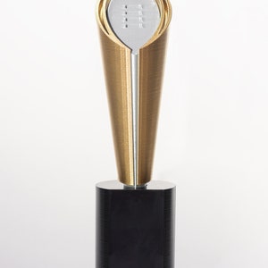 National Championship College Football Trophy Replica - 3D Printed