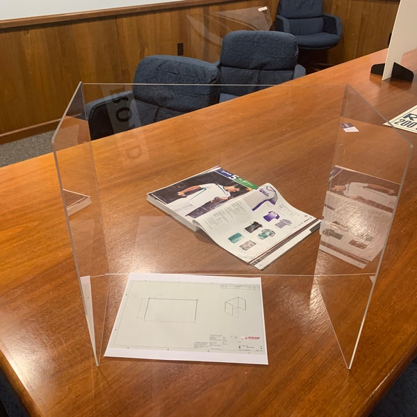 Sneeze Guard for Desk Etsy