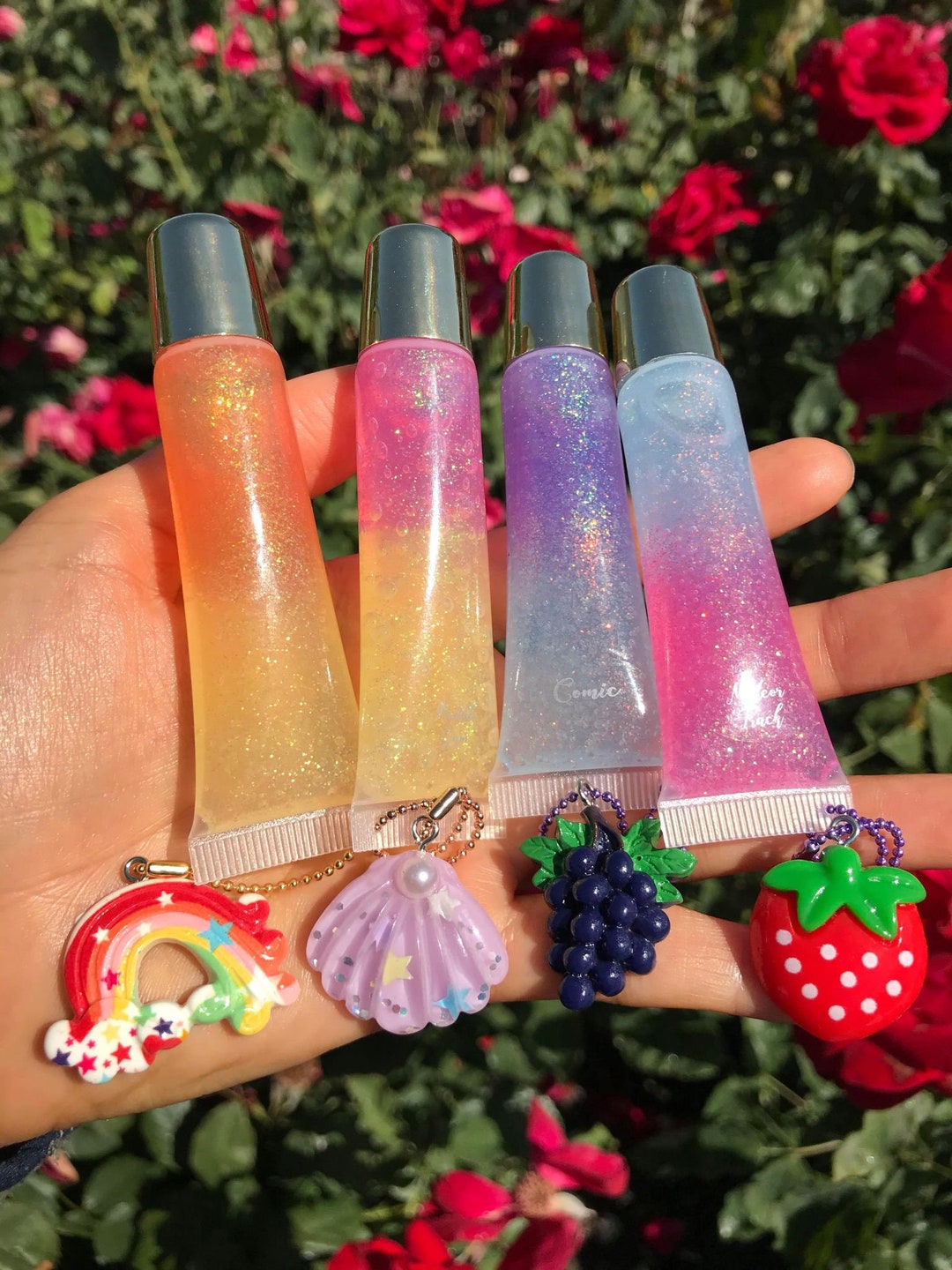 Fruity Glitter Lip Gloss Bulk Lot Start Your Own Makeup Lip Gloss Line  Wholesale Lip Gloss High Quality Non Stick Lip Gloss 