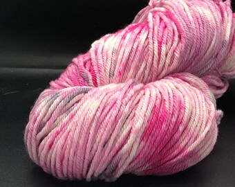 Hand Dyed Worsted Weight 4ply Swirls of Dusk 100 NonSuperwash Merino Wool Indie Dyer