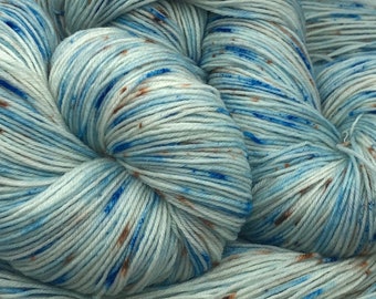 Hand Dyed 4ply Sock Yarn Sleepy Cosmos 75 Superwash Merino 25 Nylon 440 Yards Indie Dyer