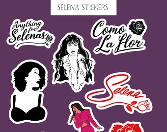 Selena Inspired Sticker Pack of 9