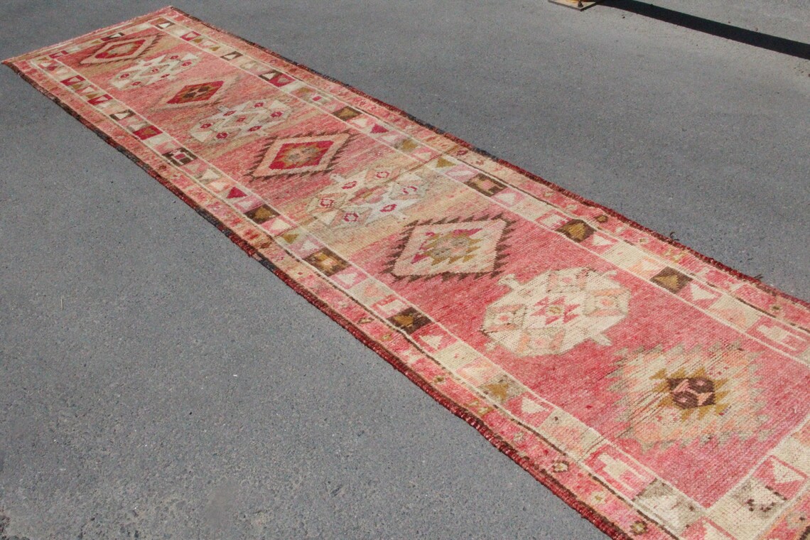 Rug Runner 2'11 X 12'11 FT / 90 X 393 CM Etsy