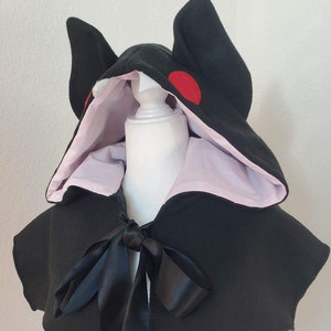 Cute Fleece Bat Cape