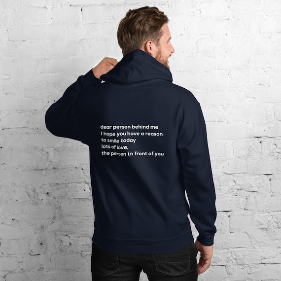Cara persona dietro di me Felpa con cappuccio regalo pullover | Etsy Italia