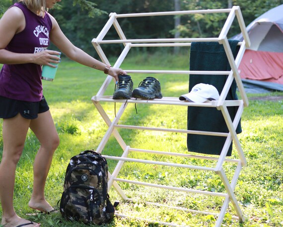 Pennsylvania Woodworks Clothes Drying Rack: Solid Maple Hard Wood