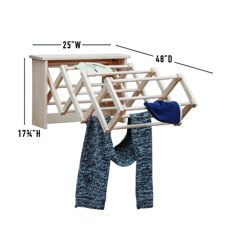 Pennsylvania Woodworks Clothes Drying Rack - Thumbnail 3