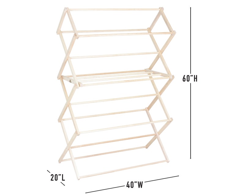 Pennsylvania Woodworks Clothes Drying Rack Extra Large Solid Etsy