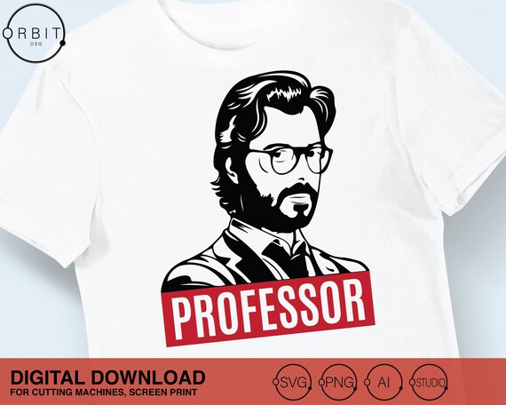 Download La Casa De Papel Svg Design Professor Svg Money Heist Etsy