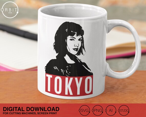 Download La Casa De Papel Svg Design Tokyo Svg Money Heist Design Etsy