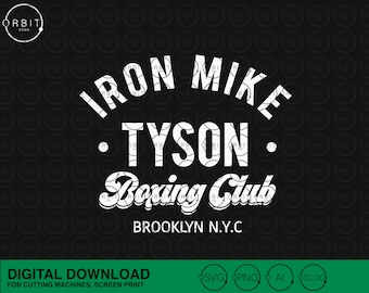 Mike Tyson SVG, Iron Mike Tyson, Brooklyn, Boxing Club, Black Lives Matter Svg,Digital File,No racism Vector File Instant Download cricut