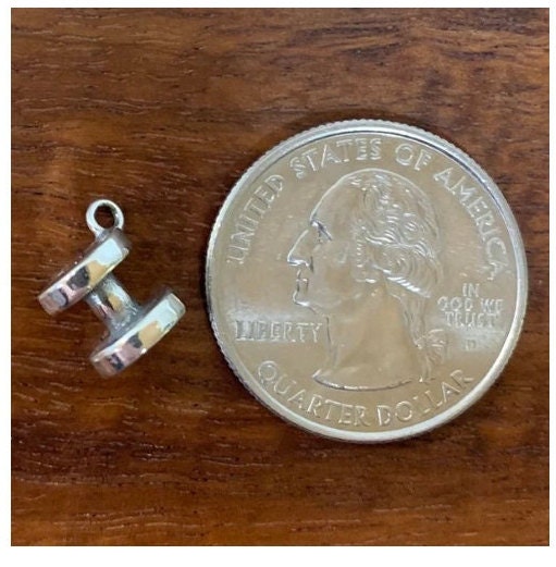 Ciondolo Manubrio Da Palestra In Argento - Nèmesi Gioielli - Foto 10