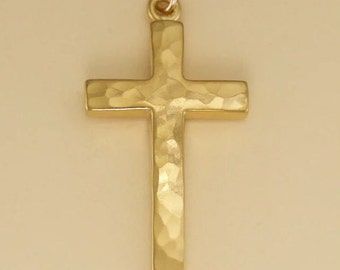 Colgante con dije de cruz chapado en oro o plata esterlina, regalo para él, ella, mamá, día de la madre, papá, día del padre, novio, novia, esposo, esposa