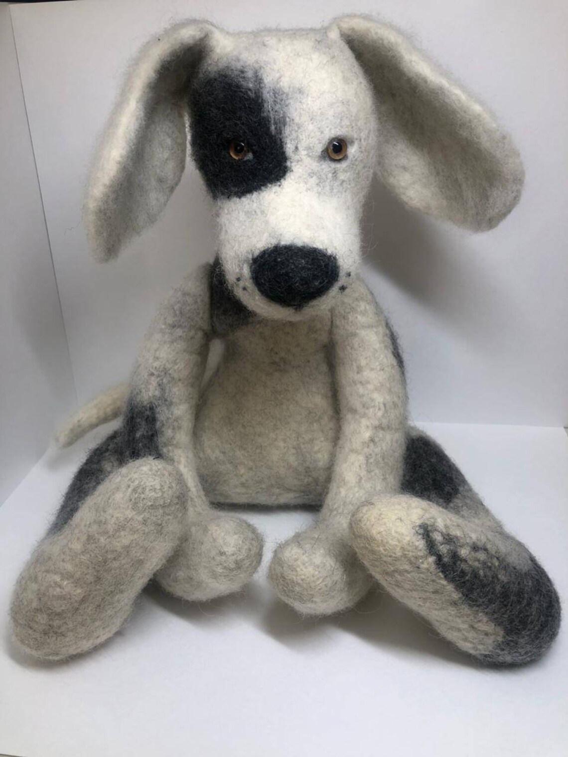 Dog wool felt dog interior toy gift to animal lovers gift Etsy