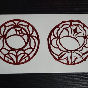 Utena Rose Crest Decals