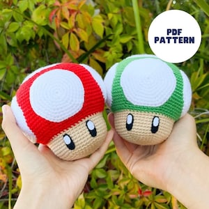 Super Mushroom Crochet PDF Pattern