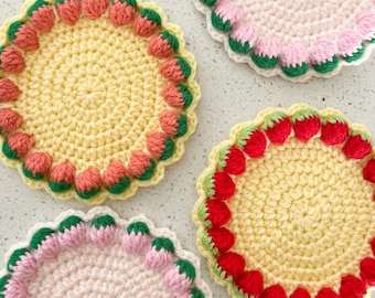 Strawberry Coaster Set