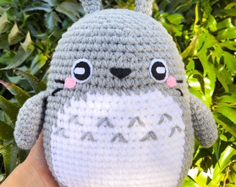 Peluche au crochet inspirée de Ghibli