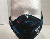 Miami marlins mask Miami Marlins face cover Miami marlins face shield