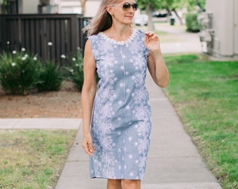 gorman beach dress Blue Summer Dress, Organic Cotton by Gorman, Australia Pink and blue is bin_shoes Belt Size:44 Print dress