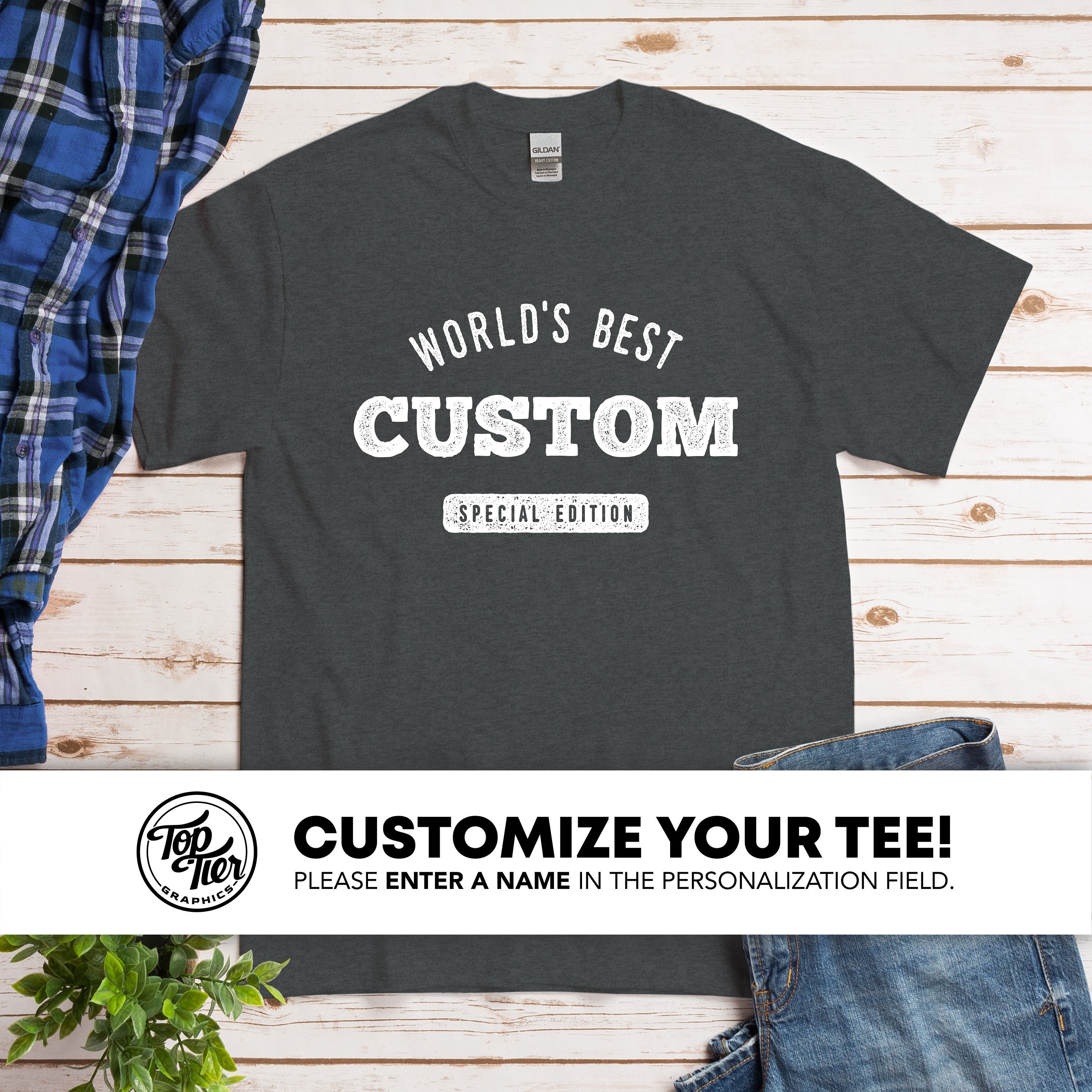 Essential Heavy Tee - Custom Print