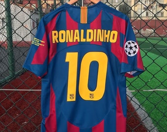 fc barcelona ronaldinho shirt