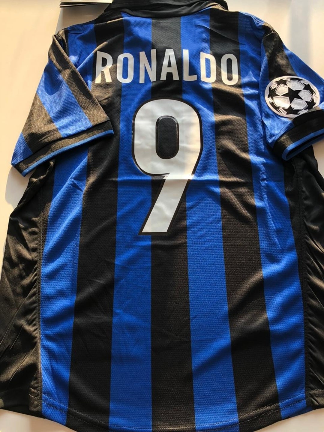 Bij wet Prestatie regeren Inter Milan Ronaldo 1998-1999 Retro Jersey - Etsy Finland