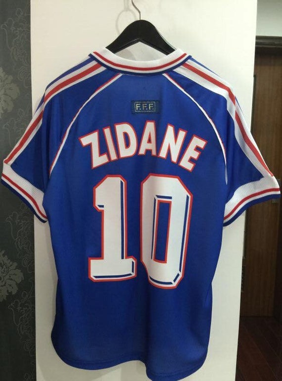 France Zidane 1998 World Cup Retro Shirt Classic Jersey - Etsy