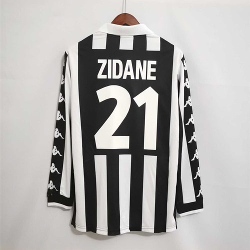 Juventus Del Piero Zidane 19971998 Retro Jersey Etsy