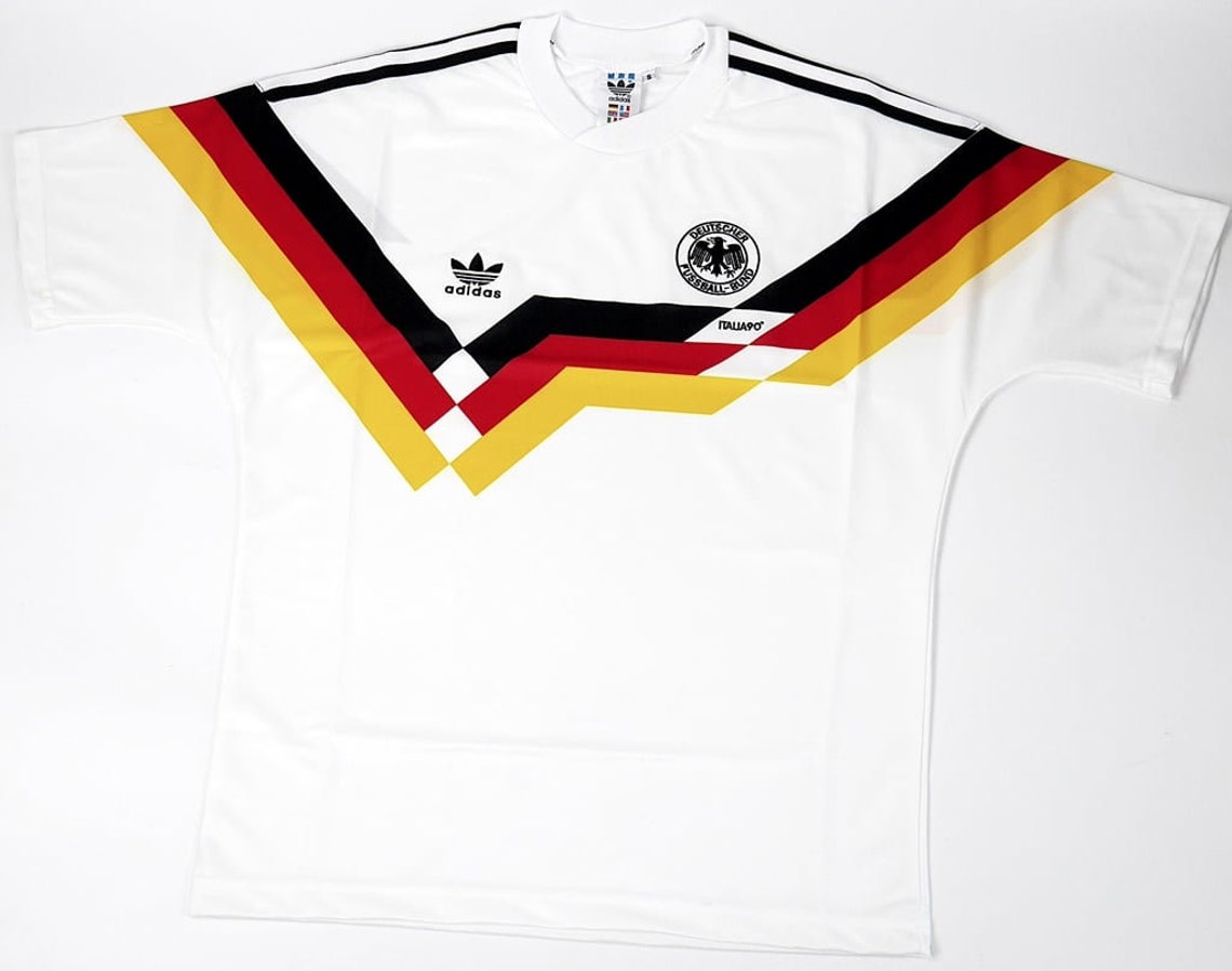 Germany shirt 1990 world cup final home retro jersey | Etsy
