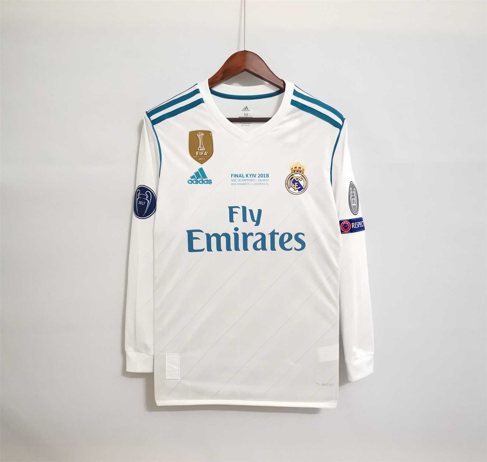 Fruitig Stereotype Mos Real Madrid RONALDO Long Sleeves Jersey Classic Shirt - Etsy