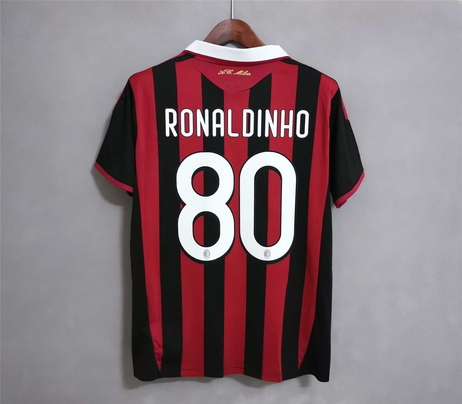 Milan Ronaldinho Retro Shirt - Etsy