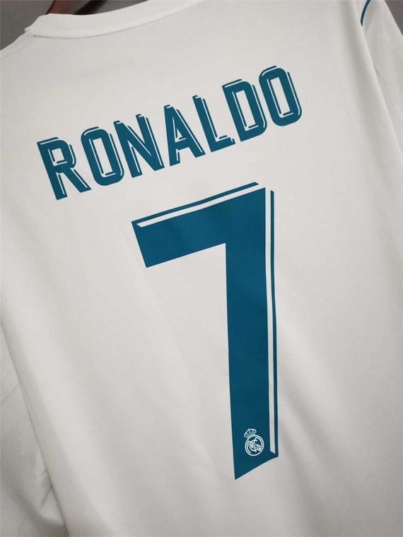 Het begin tsunami Aannemelijk Real Madrid RONALDO Jersey Classic Shirt - Etsy