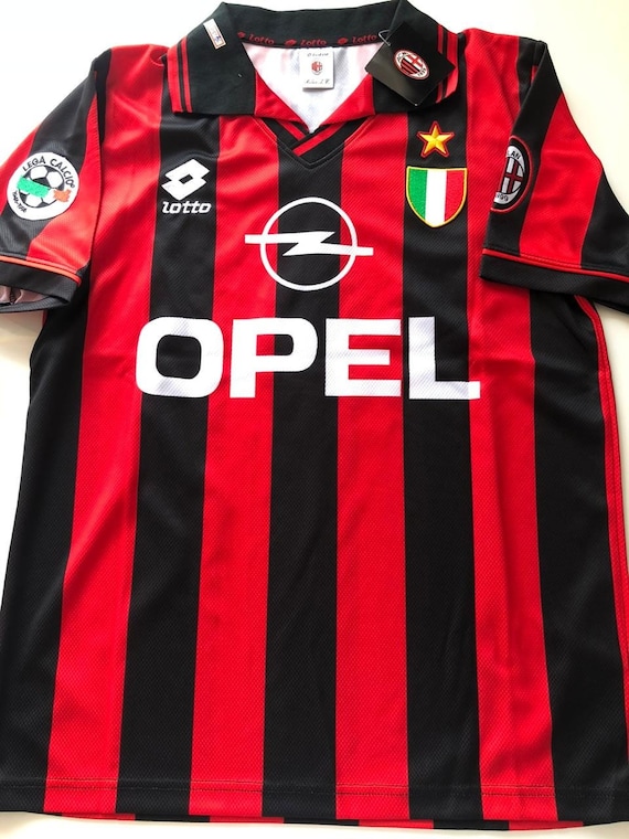 AC Milan 1996-1997 Maldini Baresi Retro Shirt - Etsy