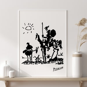 Pablo Picasso Art Don Quixote Print Picasso Printable - Etsy