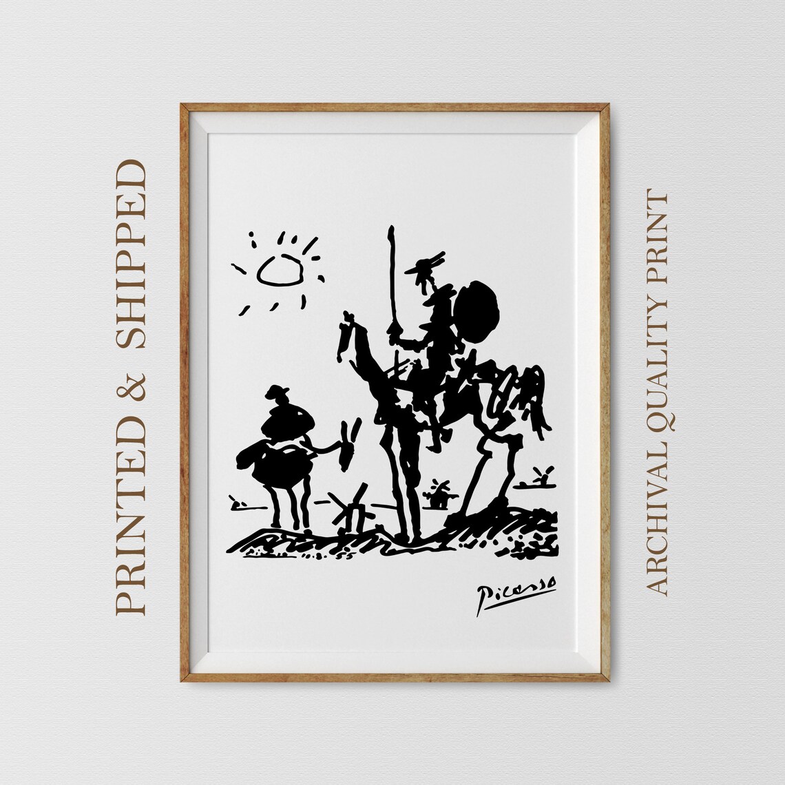 Don quixote picasso print