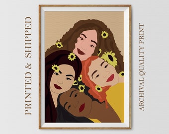 Empowered Women Art Print: Feminist Giclée Poster