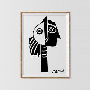 Picasso abstrakte Figur Wandkunst druckbare, Picasso Illustration, Picasso Frau Figur druckbare, Picasso Druck, moderne Wand Kunst Druck
