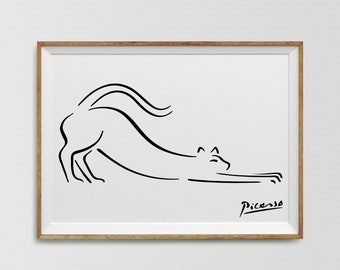 Picasso Cat Wall Art Picasso Animal Print Pablo Picasso - Etsy Picasso Cat Wall Art Picasso Animal Print Pablo Picasso - Etsy