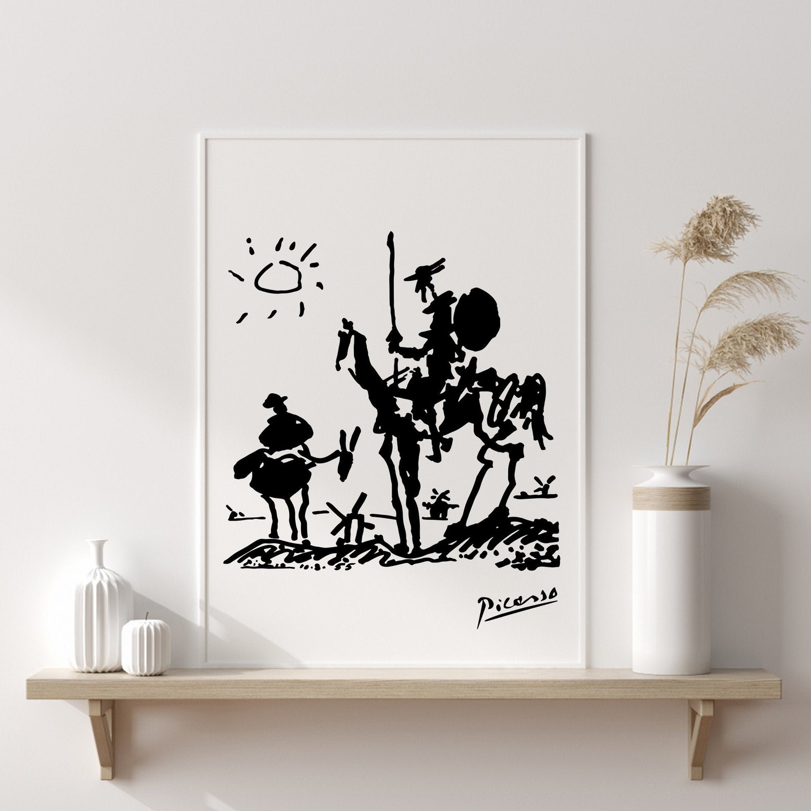 Картина пабло пикассо дон кихот