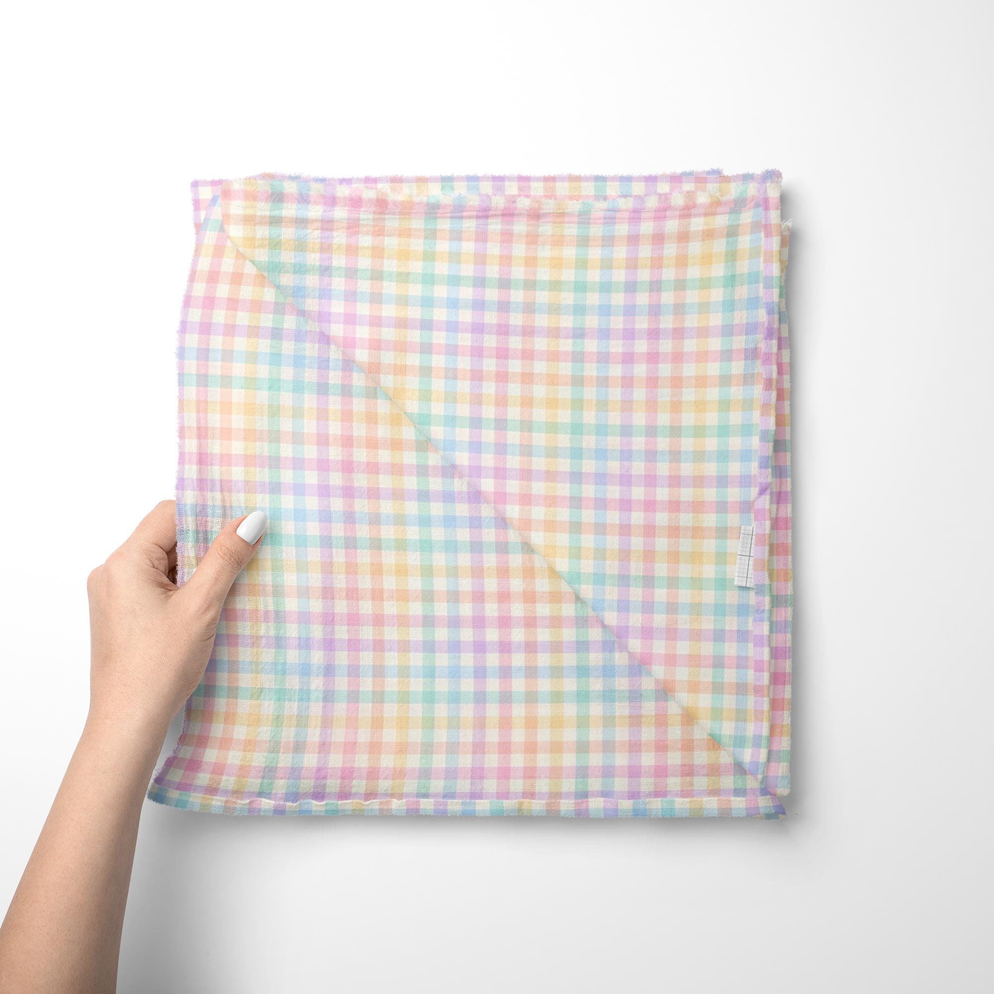 Pastel Rainbow Plaid Seamless Paper, Spring Summer Digital Download ...